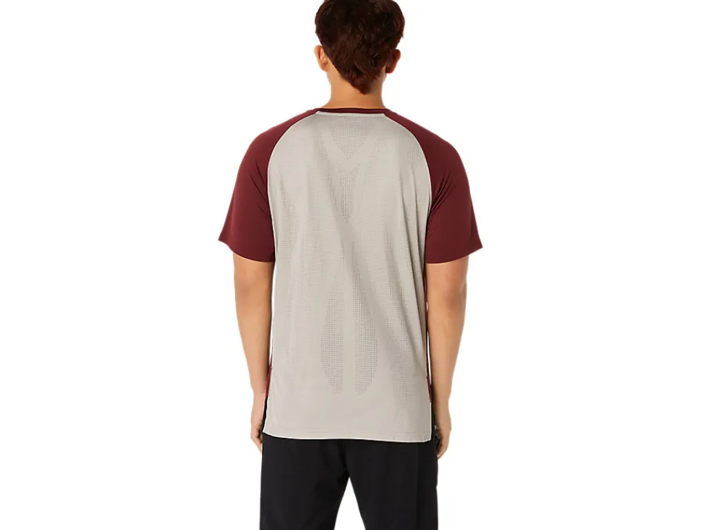 ASICS ACTIBREEZE JACQUARD KNIT SHORT SLEEVE TOP-Men Training|T-Shirts & Tops