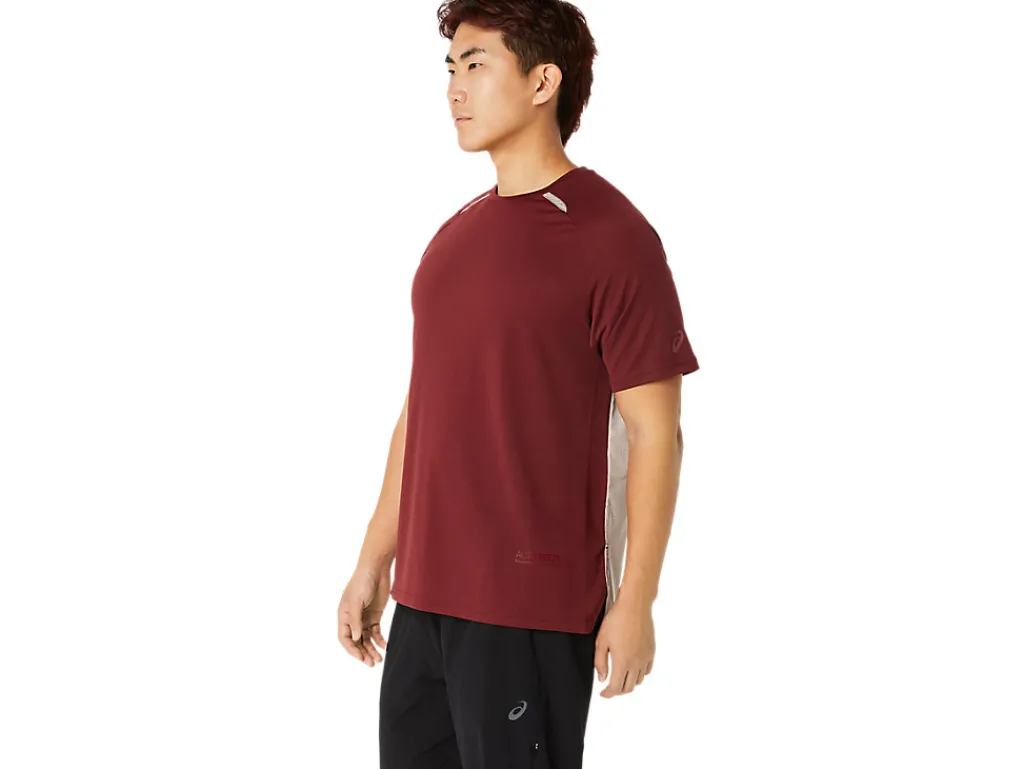 ASICS ACTIBREEZE JACQUARD KNIT SHORT SLEEVE TOP-Men Training|T-Shirts & Tops