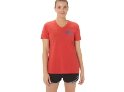 ASICS 1977 HERITAGE AMERICANA V-NECK-Women Extended Sizes|T-Shirts & Tops