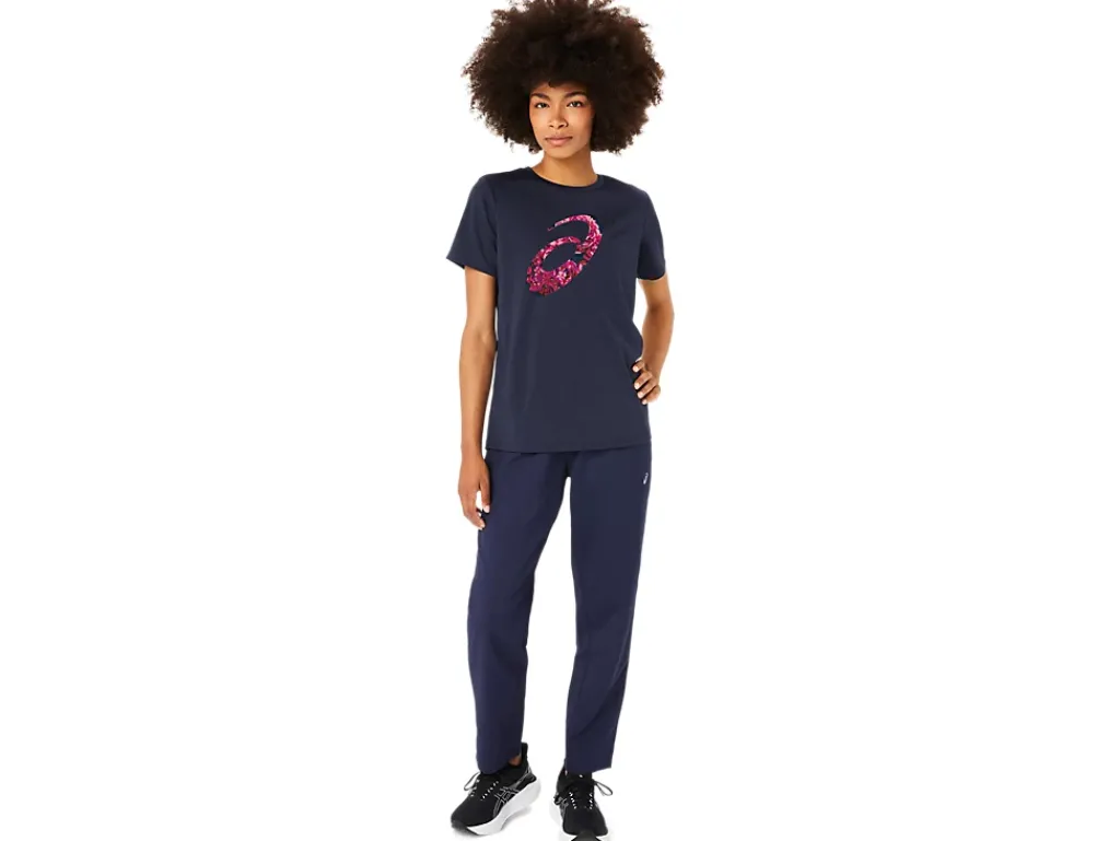 ASICS CARNATION SPIRAL a CREW-Women Extended Sizes|T-Shirts & Tops