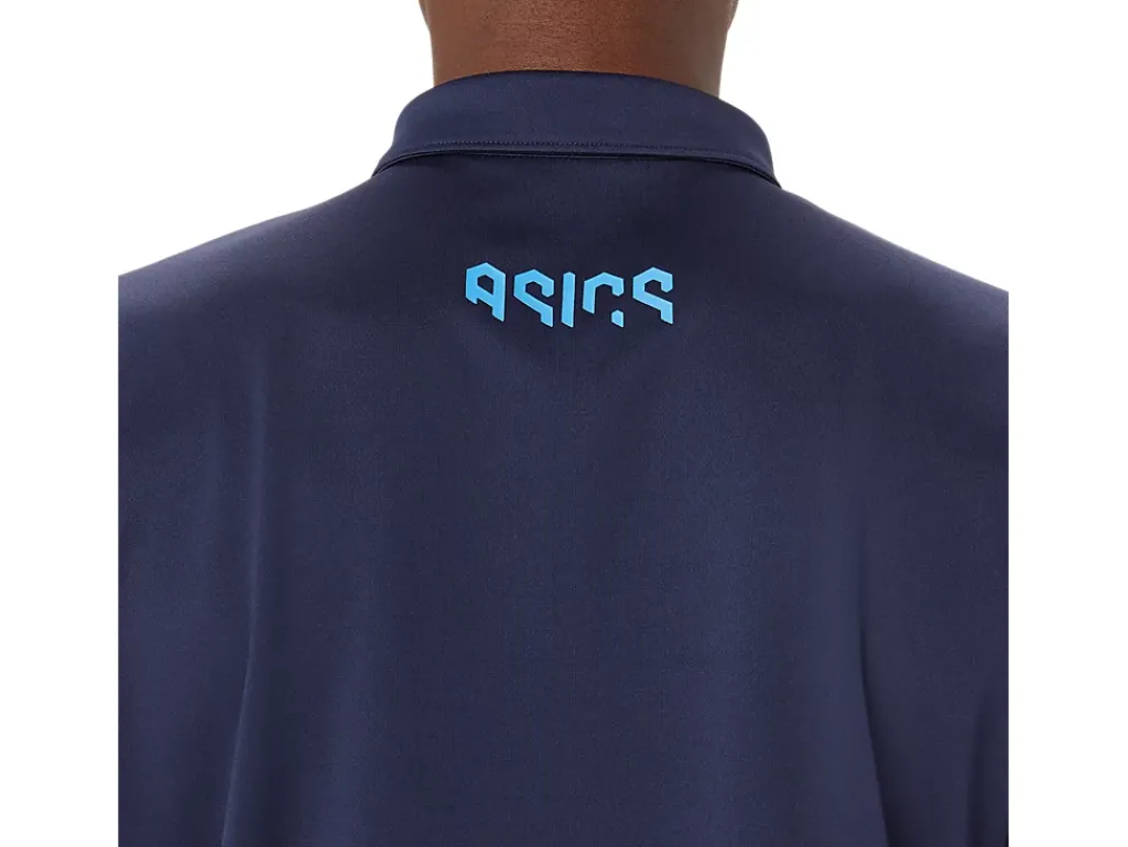 ASICS HEX GRAPHIC DRY POLO SHIRTS-Men Training|T-Shirts & Tops