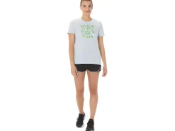 ASICS  HIBISCUS SLOGAN CREW-Women Extended Sizes|T-Shirts & Tops