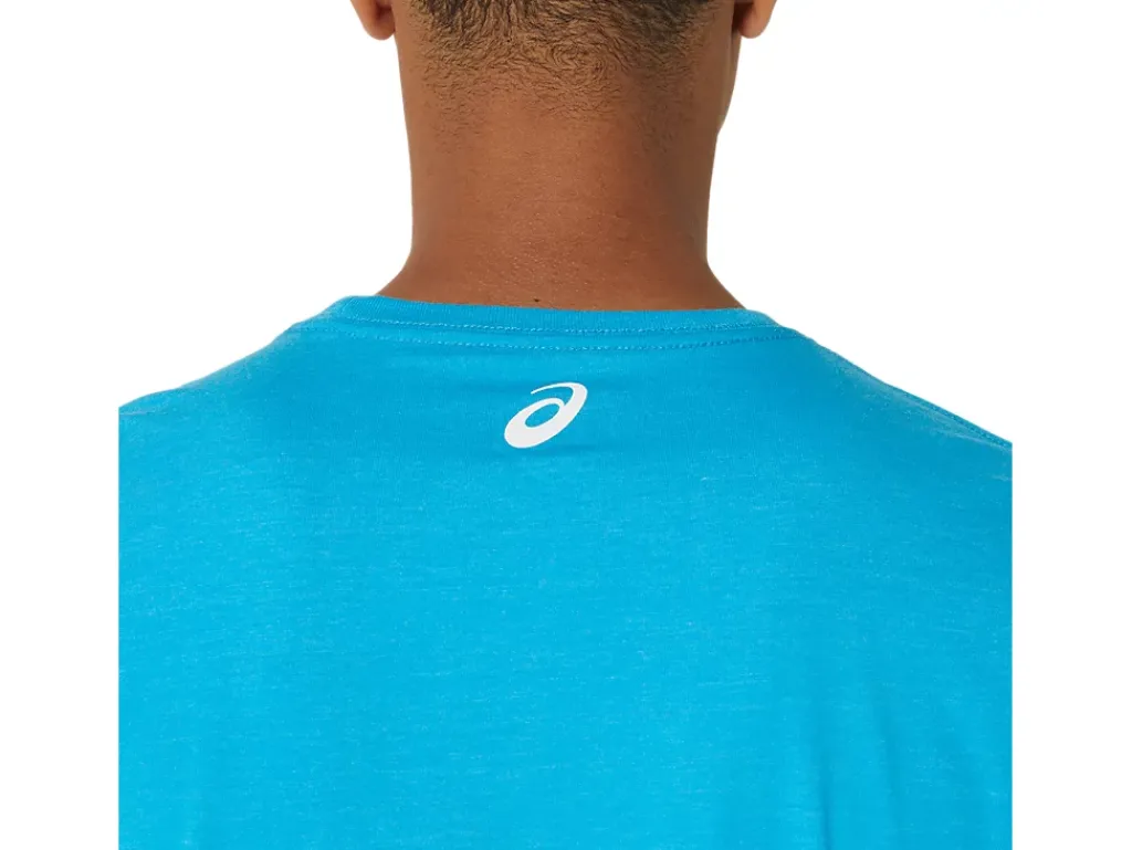 ASICS HIBISCUS SLOGAN TEE-Men Training|Extended Sizes
