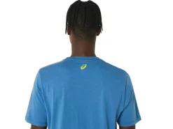 ASICS STRIPE SHORT SLEEVE TEE-Women T-Shirts & Tops|Extended Sizes