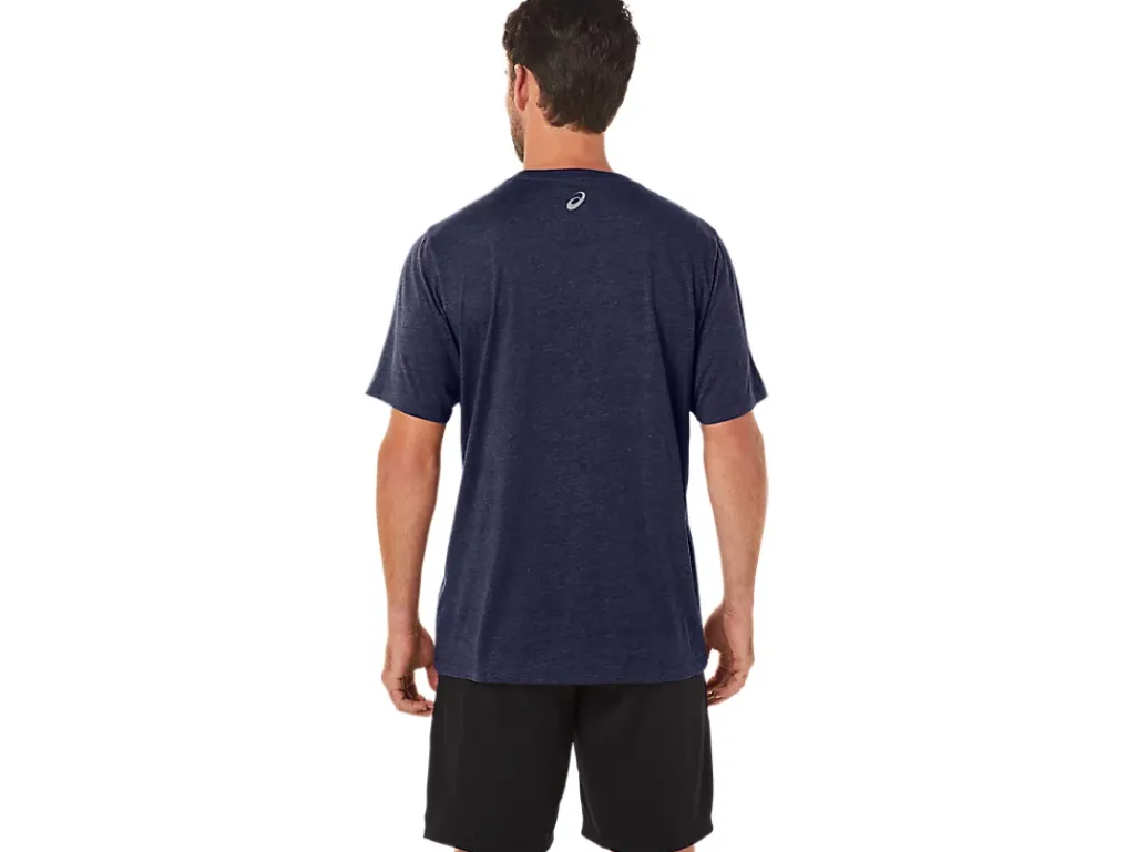 ASICS STRIPE SHORT SLEEVE TEE-Women Extended Sizes|T-Shirts & Tops