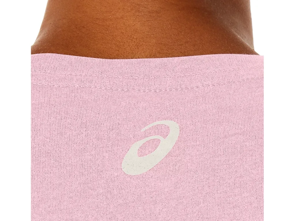 ASICS STRIPE SHORT SLEEVE TEE-Women Extended Sizes|T-Shirts & Tops