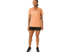 ASICS STRIPES V-NECK-Women Extended Sizes|T-Shirts & Tops