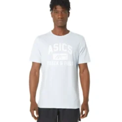 ASICS UNISEX TRACK AND FIELD GRAPHIC TEE-Women Track & Field|Extended Sizes