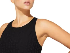 ASICS CROPPED LOGO  JACQUARD TANK-Women T-Shirts & Tops
