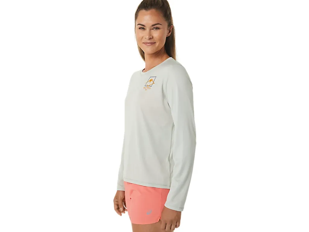 ASICS FUJITRAIL LOGO LONG SLEEVE TOP-Women T-Shirts & Tops