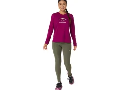 ASICS FUJITRAIL LOGO LONG SLEEVE TOP-Women Trail Running|T-Shirts & Tops