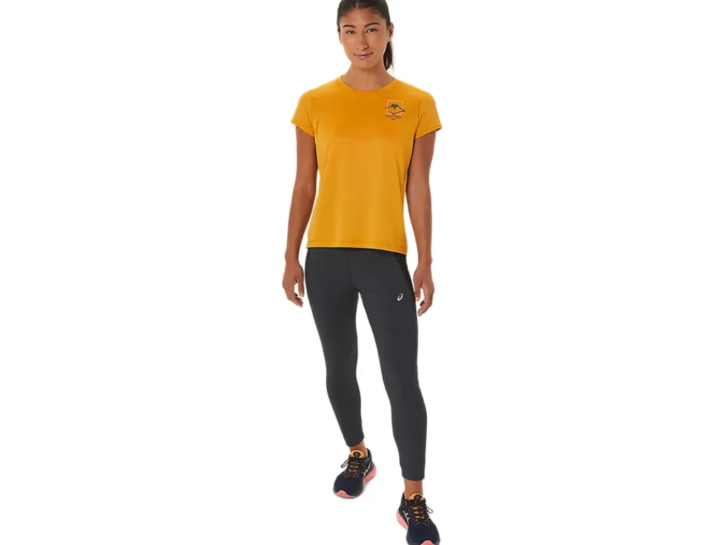ASICS FUJITRAIL LOGO SHORT SLEEVE TOP-Women Trail Running|Trail Running