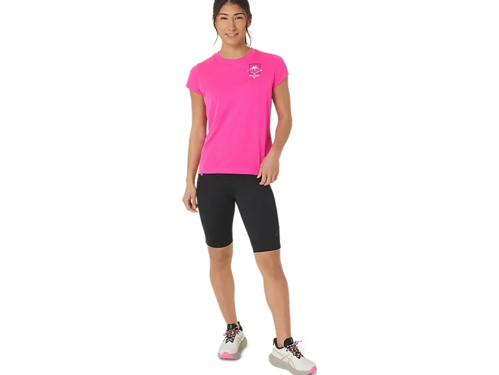 ASICS FUJITRAIL LOGO SHORT SLEEVE TOP-Women Trail Running|Trail Running