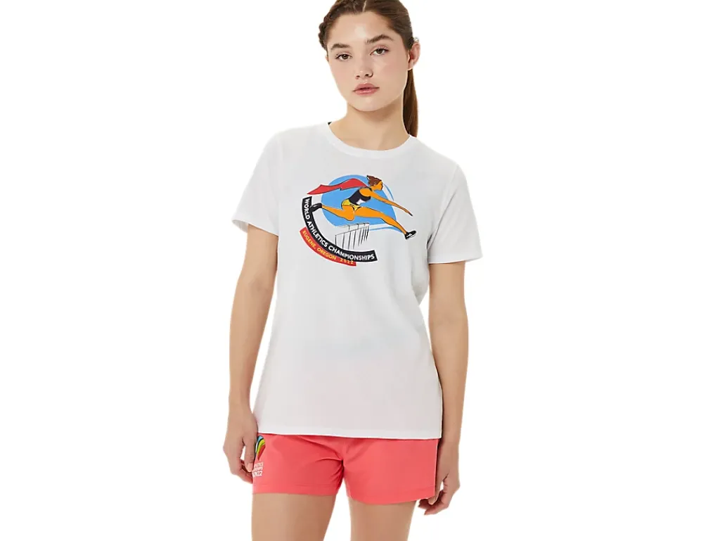 ASICS GRAPHIC SHORT SLEEVE WCH-Women T-Shirts & Tops