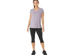 ASICS HEATHER VNECK TOP-Women Extended Sizes|T-Shirts & Tops