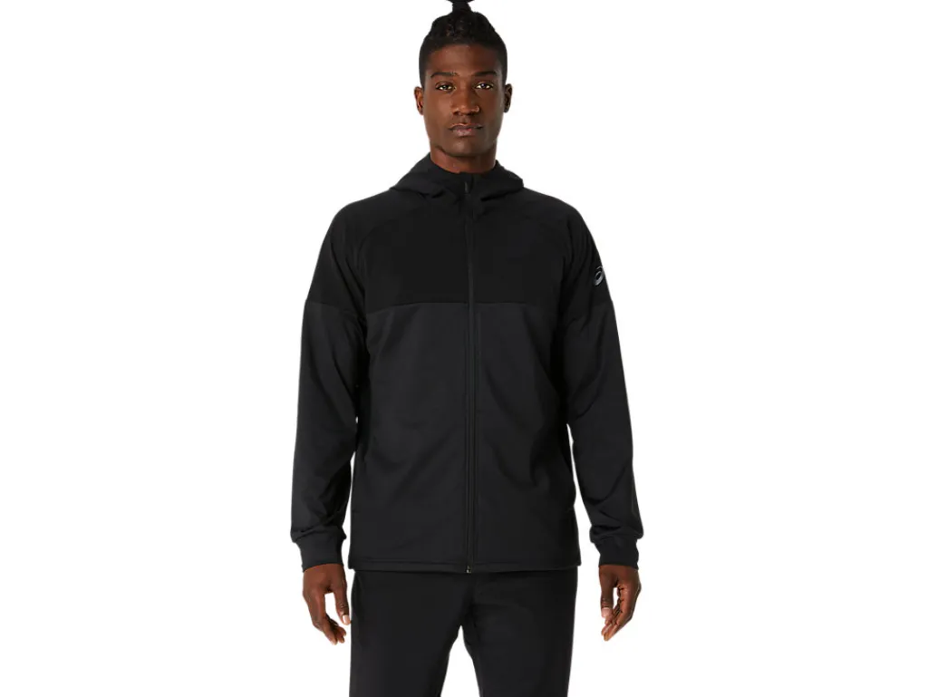 ASICS KNIT JERSEY FULL ZIP HOODIE-Men Training|Hoodies & Sweatshirts