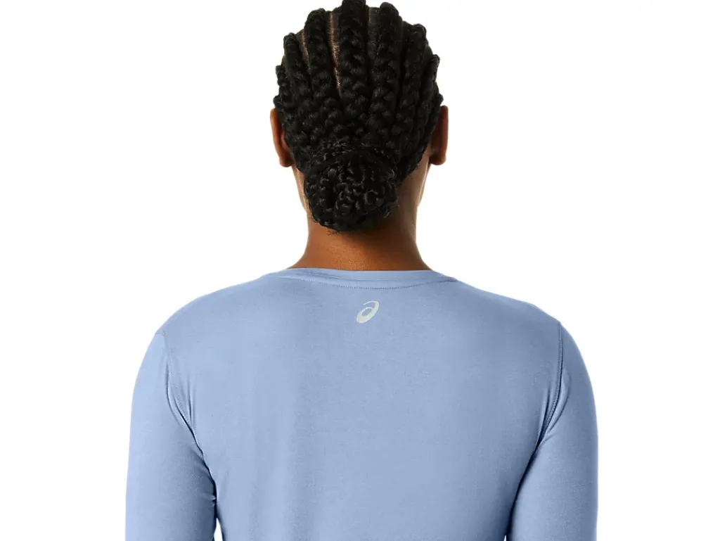 ASICS LONG SLEEVE HEATHER TOP-Women Extended Sizes|T-Shirts & Tops