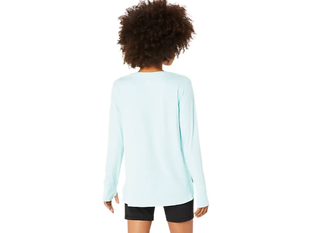 ASICS LONG SLEEVE HEATHER TOP-Women Extended Sizes|T-Shirts & Tops