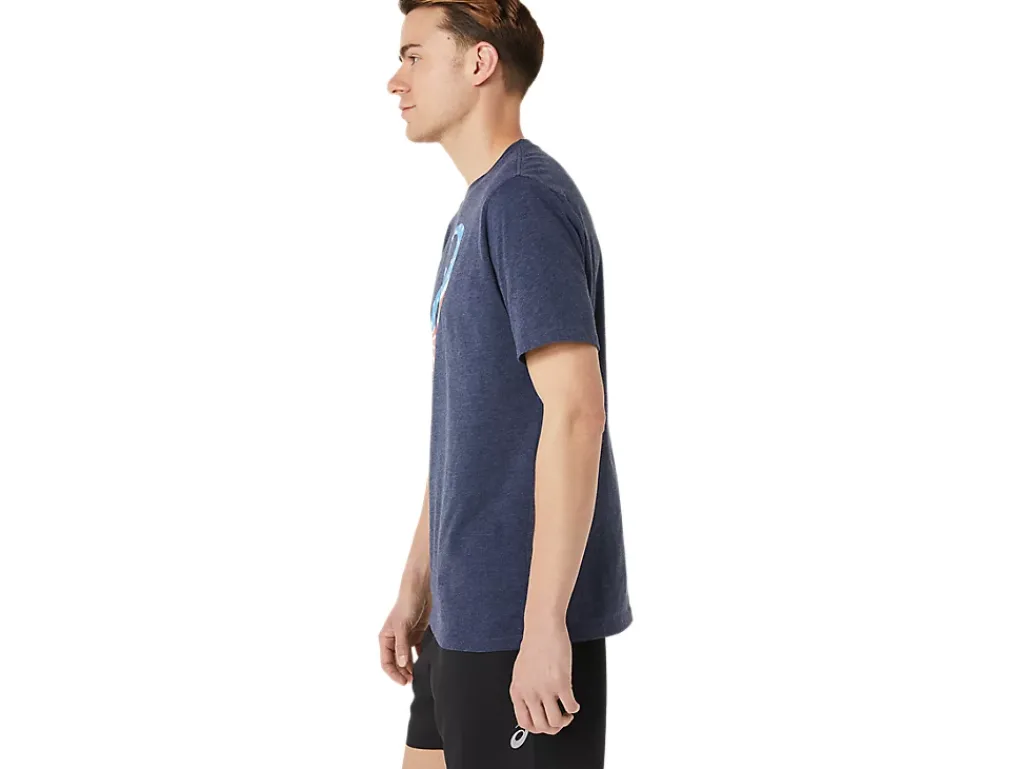 ASICS M SPIRAL A STARS AND STRIPES-Women Extended Sizes|T-Shirts & Tops