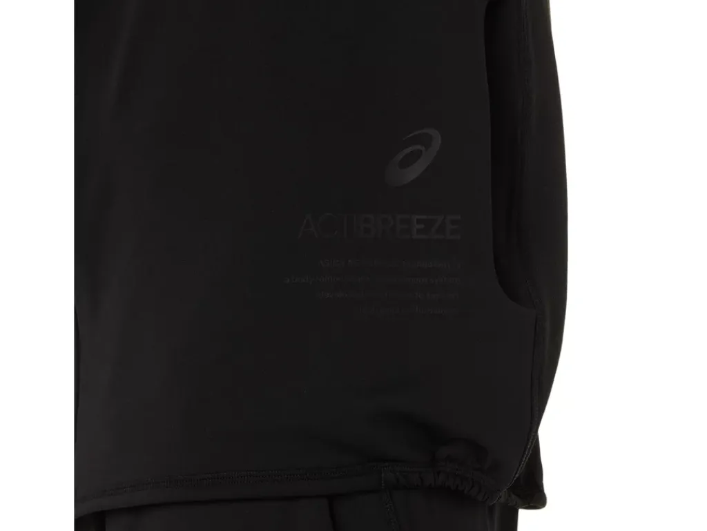 ASICS MEN ACTIBREEZE JACQUARD BRUSHED KNIT JACKET-Men Training|Jackets & Outerwear