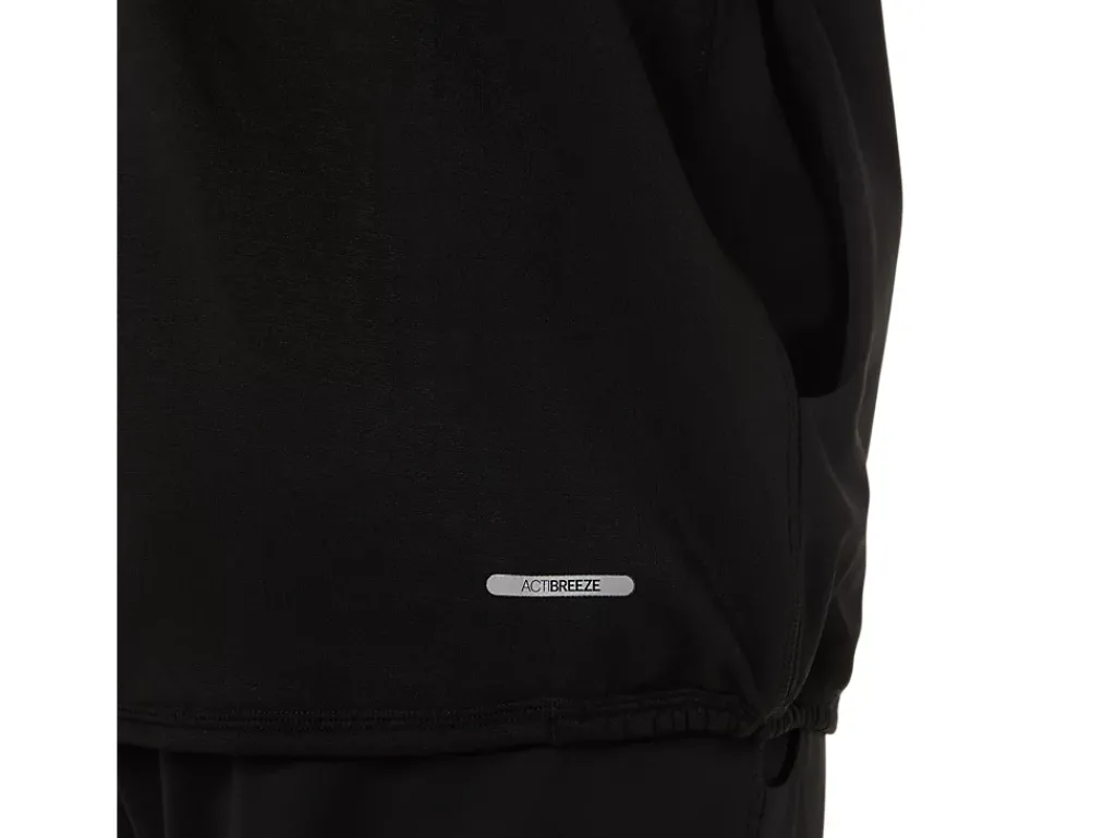 ASICS MEN ACTIBREEZE JACQUARD BRUSHED KNIT JACKET-Men Training|Jackets & Outerwear