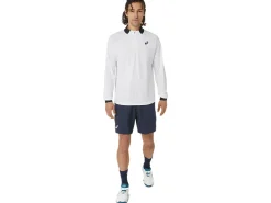 ASICS MEN COURT LONG SLEEVE 1/2 ZIP TOP-Men Tennis|Tennis
