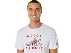ASICS MEN COURT SHOES GRAPHIC TEE-Men Tennis|Tennis
