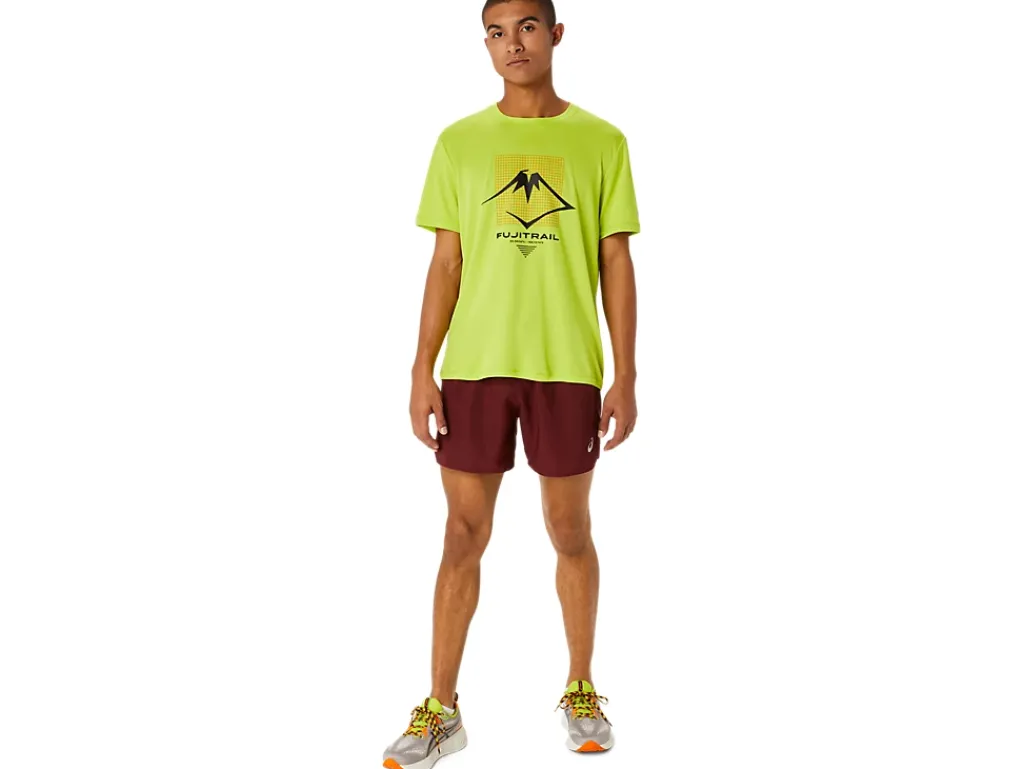 ASICS MEN FUJITRAIL LOGO SHORT-Men Trail Running|Extended Sizes