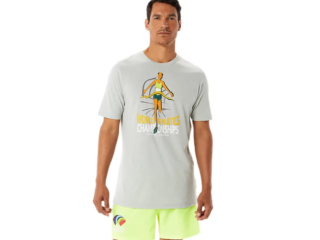ASICS MEN GRAPHIC SHORT SLEEVE WCH-Men T-Shirts & Tops