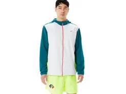 ASICS MEN READY-SET JACKET COLOR BLOCK WCH-Men Jackets & Outerwear