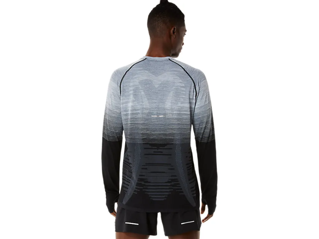 ASICS MEN SEAMLESS LONG SLEEVE TOP-Men T-Shirts & Tops