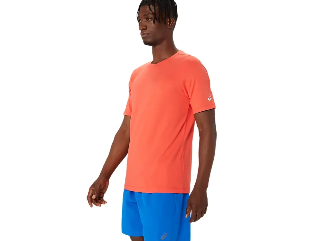 ASICS MEN SHORT SLEEVE HTHR TECH TOP-Men Extended Sizes|T-Shirts & Tops