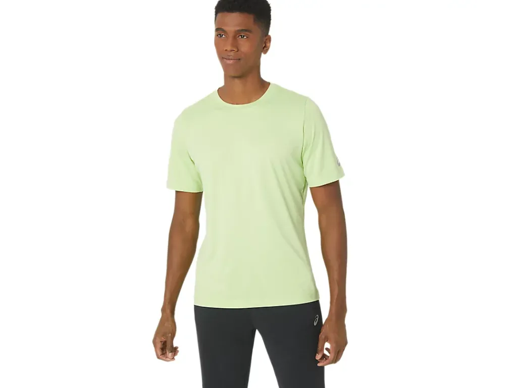 ASICS MEN SHORT SLEEVE HTHR TECH TOP-Men Extended Sizes|T-Shirts & Tops