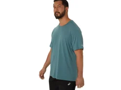 ASICS MEN SHORT SLEEVE HTHR TECH TOP-Men Extended Sizes|T-Shirts & Tops