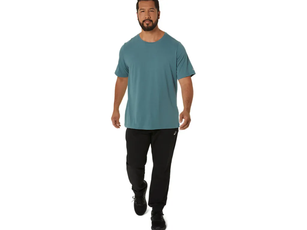 ASICS MEN SHORT SLEEVE HTHR TECH TOP-Men Extended Sizes|T-Shirts & Tops