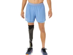 ASICS MEN VENTILATE 2-N-1 5IN SHORT-Men Shorts
