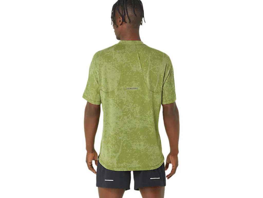 ASICS METARUN PATTERN 1/2 ZIP SHORT SLEEVE TOP-Men T-Shirts & Tops