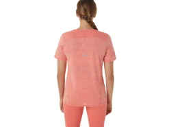 ASICS RACE V-NECK SHORT SLEEVE TOP-Women T-Shirts & Tops