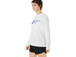 ASICS READY-SET II LONG SLEEVE GRAPHIC-Women T-Shirts & Tops