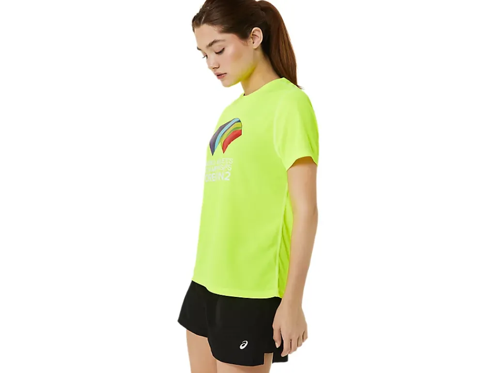 ASICS READY-SET II SHORT SLEEVE WCH-Women T-Shirts & Tops