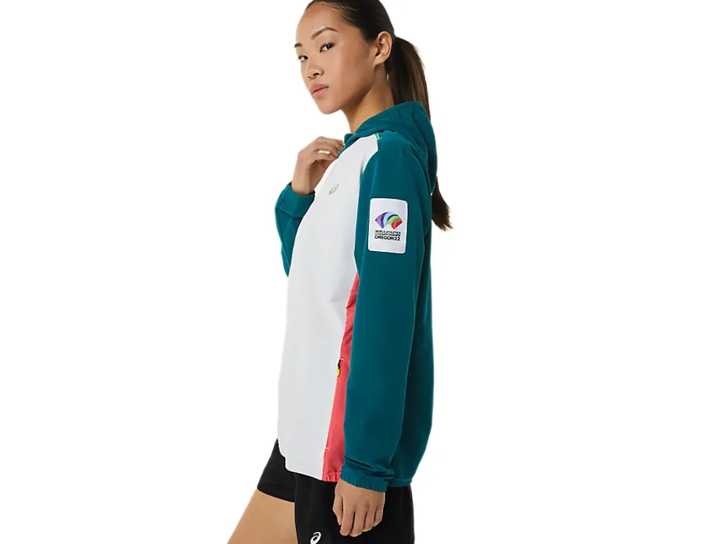 ASICS READY-SET JACKET COLOR BLOCK WCH-Women Jackets & Outerwear