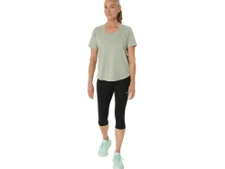 ASICS ROAD V-NECK SHORT SLEEVE TOP-Women T-Shirts & Tops