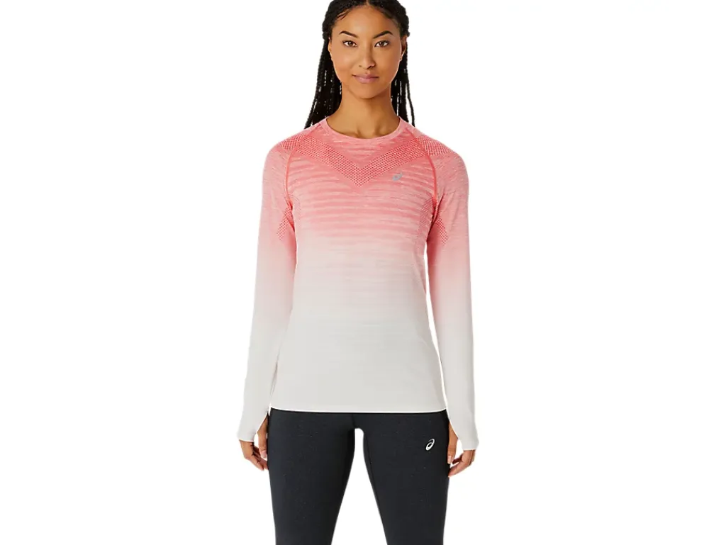 ASICS SEAMLESS LONG SLEEVE TOP-Women T-Shirts & Tops