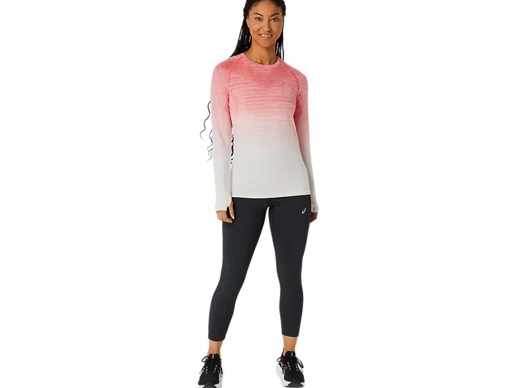 ASICS SEAMLESS LONG SLEEVE TOP-Women T-Shirts & Tops