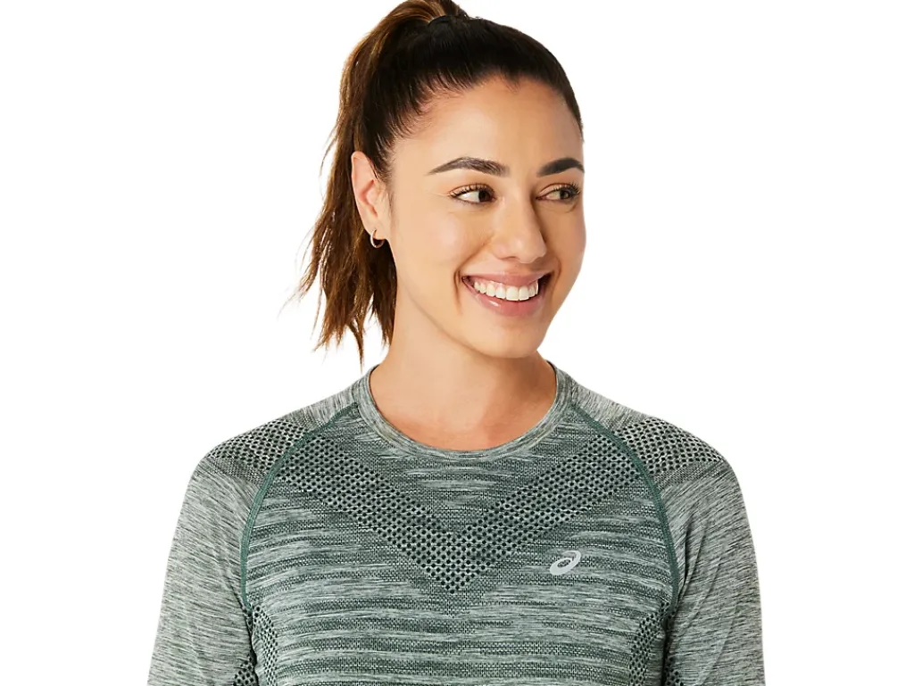 ASICS SEAMLESS LONG SLEEVE TOP-Women T-Shirts & Tops