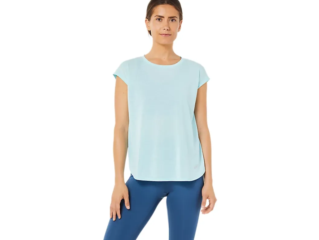 ASICS SLIT SHORT SLEEVE TOP-Women T-Shirts & Tops