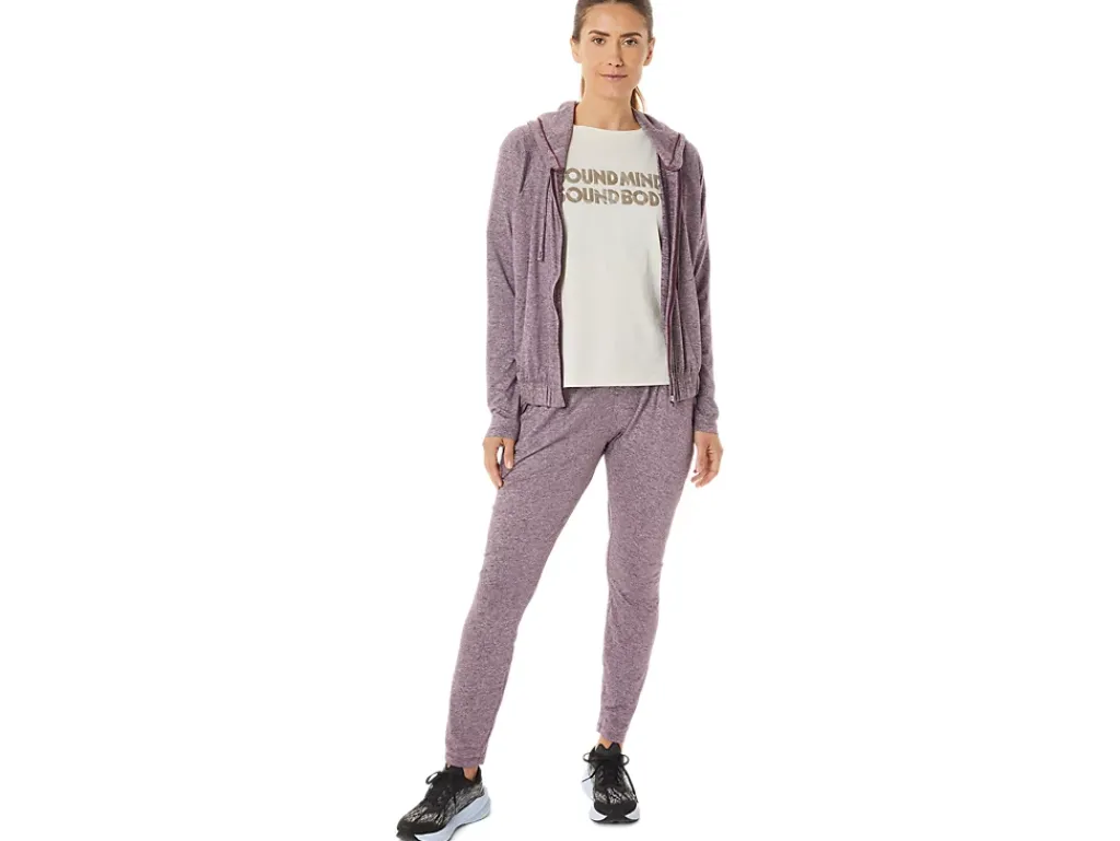 ASICS SOFT STRETCH KNIT FULL ZIP HOODIE-Women Hoodies & Sweatshirts