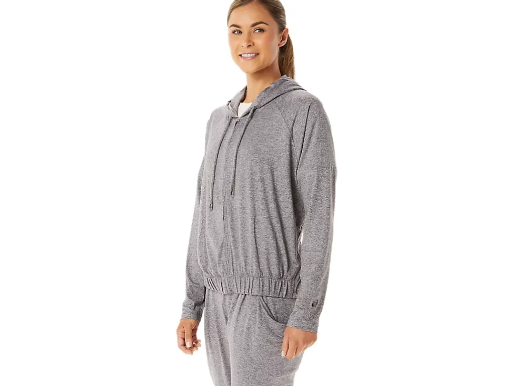 ASICS SOFT STRETCH KNIT FULL ZIP HOODIE-Women Hoodies & Sweatshirts