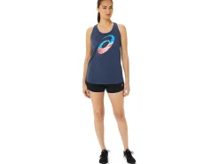 ASICS SPIRAL A STARS AND STRIPES SHORT SLEEVE-Women Extended Sizes|T-Shirts & Tops