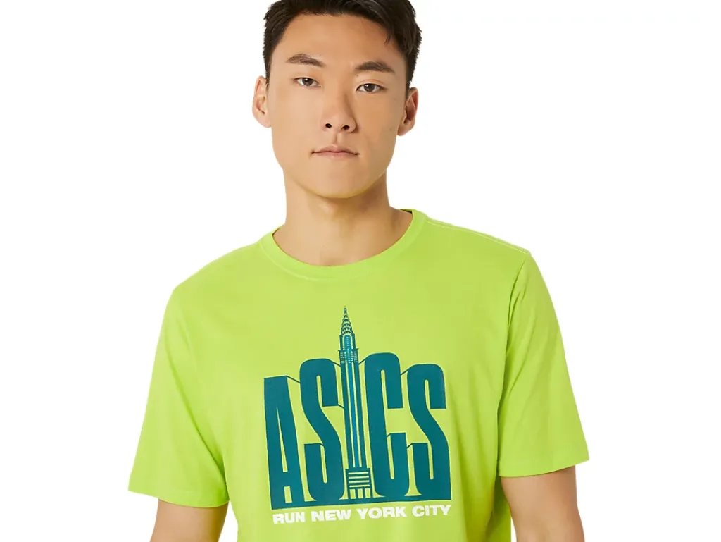 ASICS UNISEX RUN NYC RUN CLUB CREW TEE-Women Extended Sizes|T-Shirts & Tops